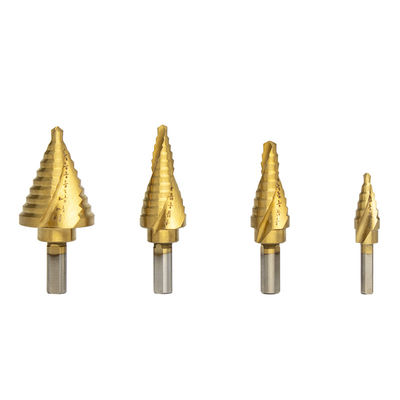 錫は木製の訓練のための13mm HSSの穴あけ工具の螺線形のフルーティングを施されたステップに塗った